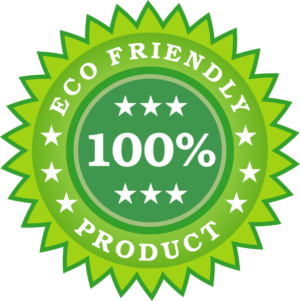 Eco Friendly Product Sticker Png Images 598 X (598x600), Png Download