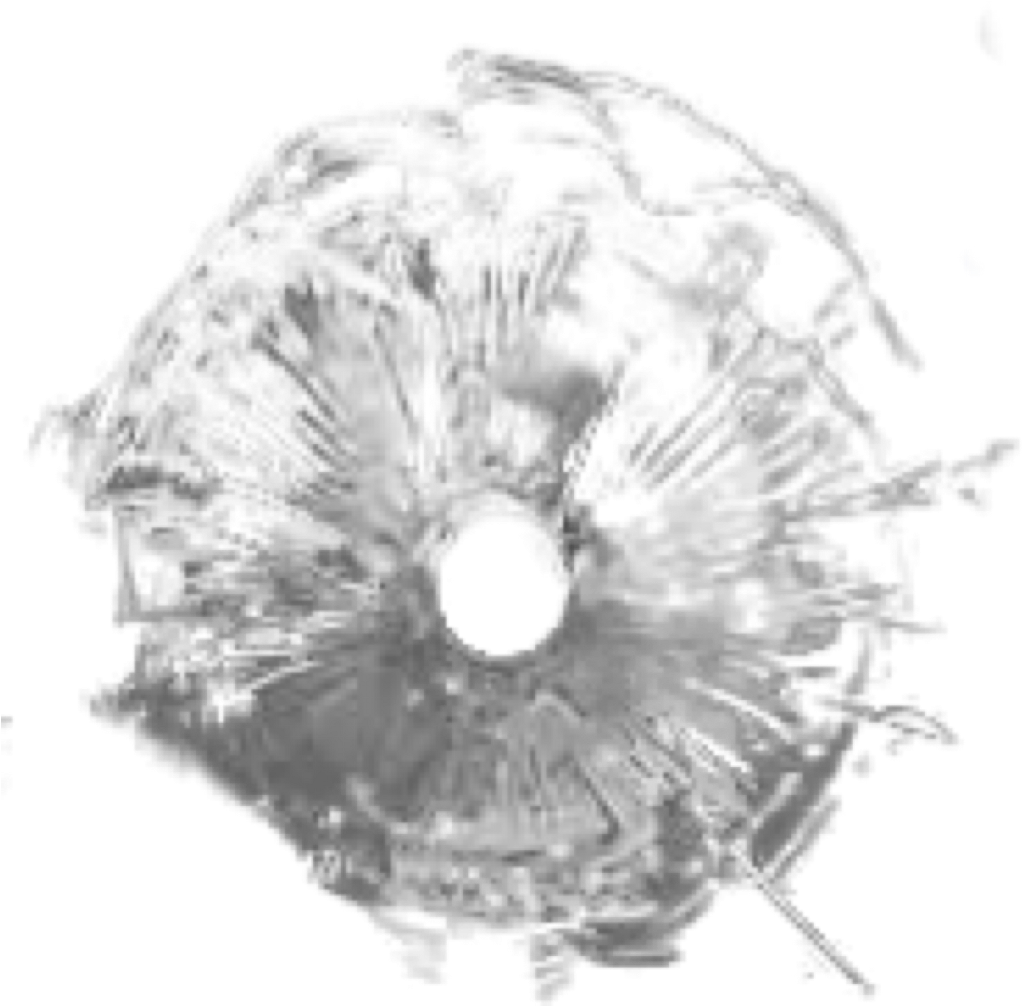 Bullet Holes In Glass Png (1096x1024), Png Download
