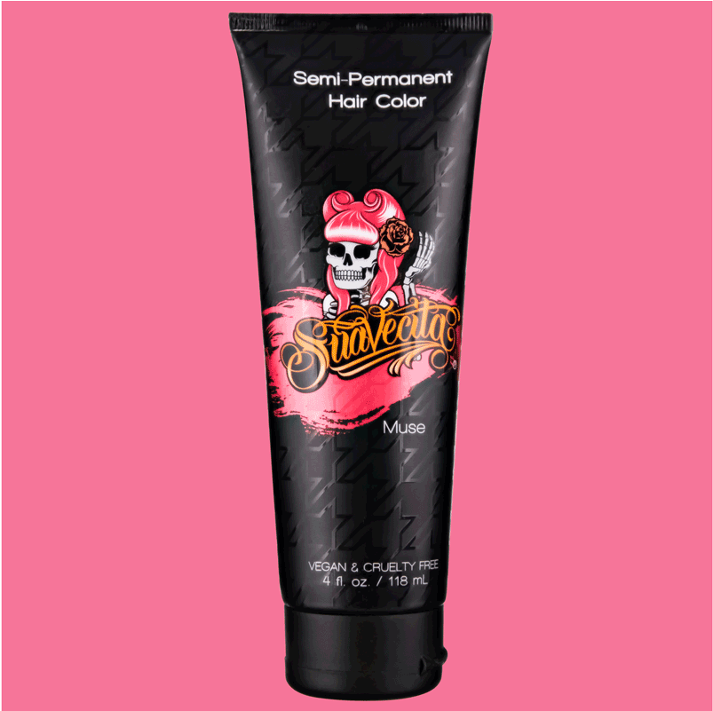Muse Semi-permanent Pink Hair Color - Suavecita Hair Dye Muse (1000x800), Png Download