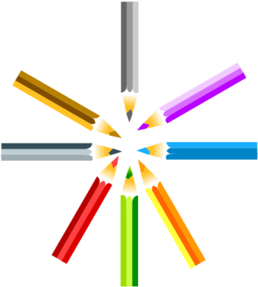 Download Transparent Colour Pencils Clipart - Colored Pencil - PNGkit