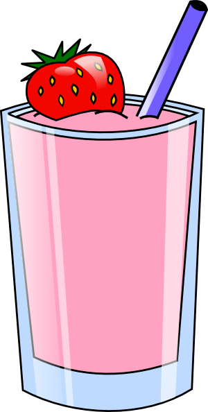 Milkshake Clipart - Smoothie Clip Art (300x594), Png Download