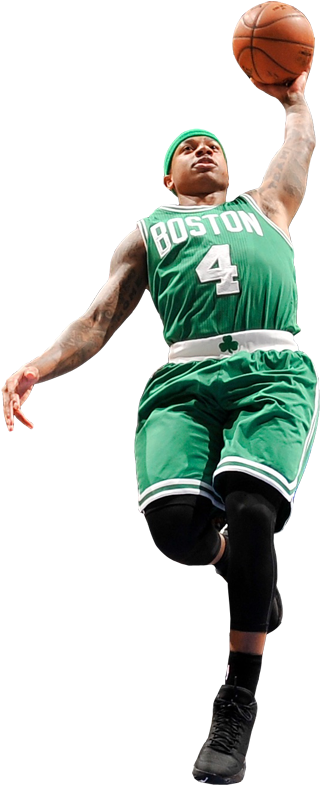 Isaiah Thomas - “ - Isaiah Thomas Celtics Png (350x800), Png Download