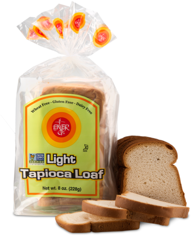 Ener-g Light Tapioca Loaf - Ener-g - Bread Light Tapioca Loaf Gluten-free - 8 Oz. (389x480), Png Download
