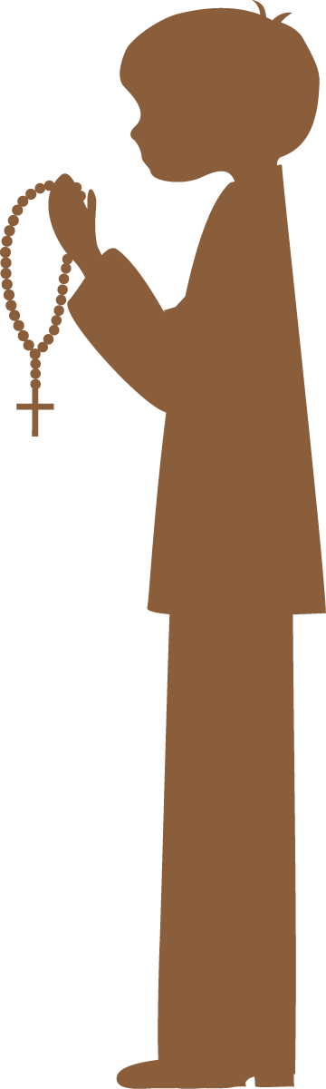 Communion Cross Clipart - Siluetas Para Primera Comunion (360x1200), Png Download
