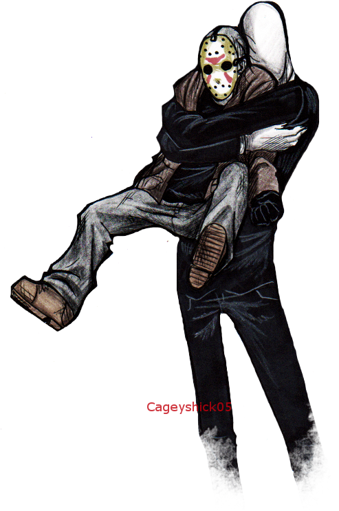 Vector Freeuse Stock Gives A Hug By Cageyshick On Deviantart - Jason Friday The 13th Creepypasta (519x780), Png Download