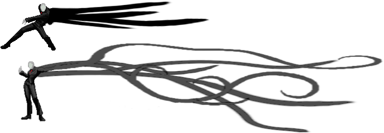 Guest Users Can Change - Slender Man Mugen Sprite (765x300), Png Download