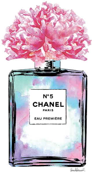 Jpg Transparent Chanel No Fashion Louis Vuitton Transprent - Marmont Hill 'blush' By Amanda Greenwood Framed Painting (564x705), Png Download