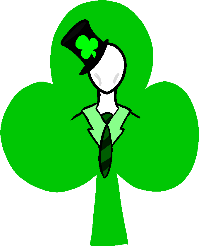 Bad Creepypasta Irish Slenderman By Suroh On - Irish Slenderman (1000x1000), Png Download