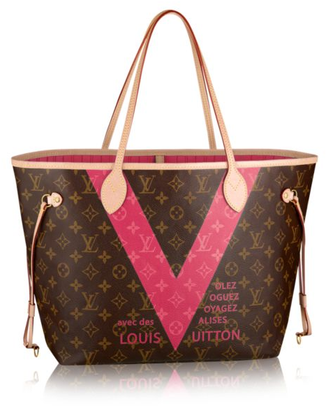 Louis-vuitton Neverfull Mm Monogram V - Louis Vuitton Neverfull Monogram V (800x580), Png Download