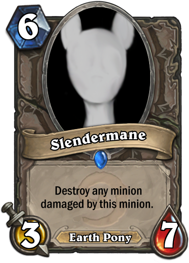Card, Hearthstone, Safe, Slenderman, Slendermane, Trading - Darkest Dungeon Hearthstone Cards (400x543), Png Download