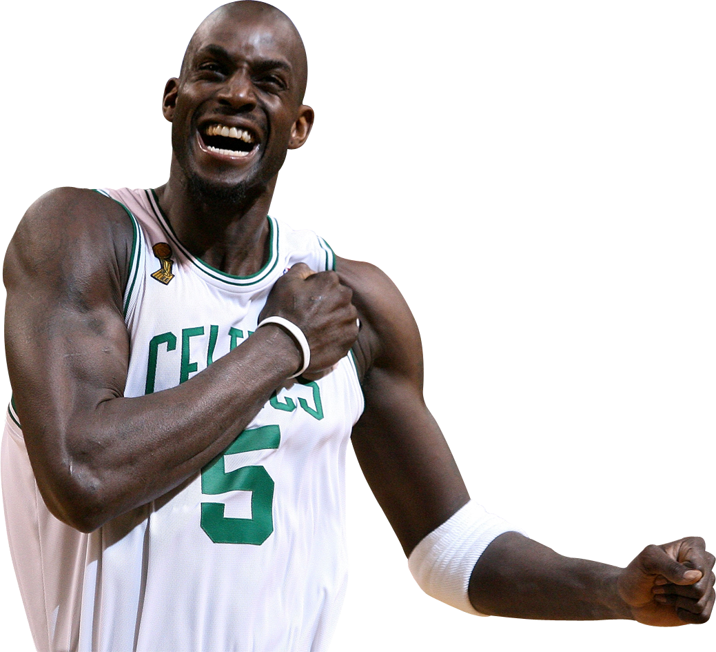 Alumni - Boston Celtics - - Kevin Garnett Boston Celtics 2008 (1039x945), Png Download
