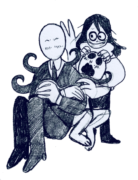 Just Three Chillin - Sketch (500x632), Png Download