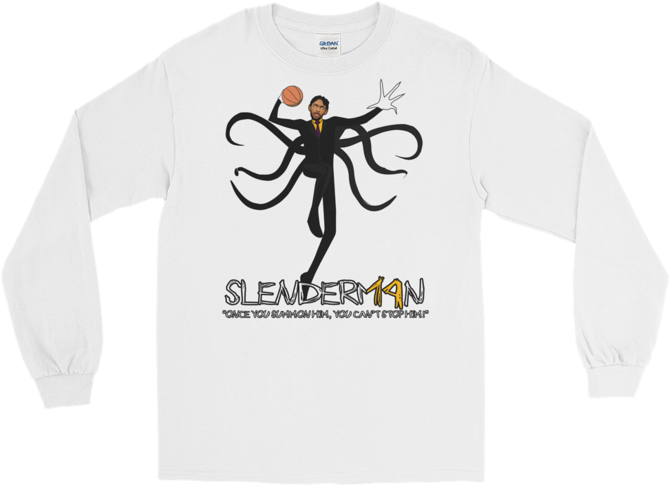 Slender Man Ingram Long Sleeve T-shirt - Iphone (1000x1000), Png Download