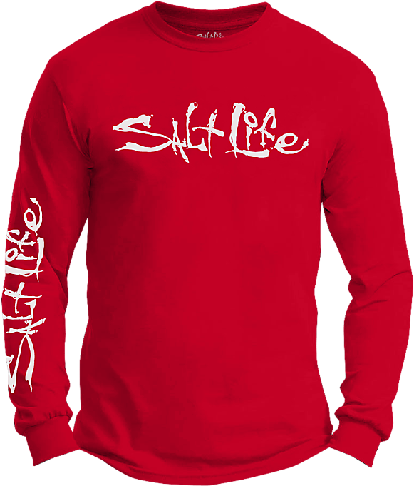 Salt Life T Shirt Love Love Love This Salt - Red Salt Life Shirt (680x680), Png Download