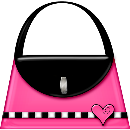 Collection Of Minnie Mouse High Quality - Pink Purse Clipart (432x433), Png Download