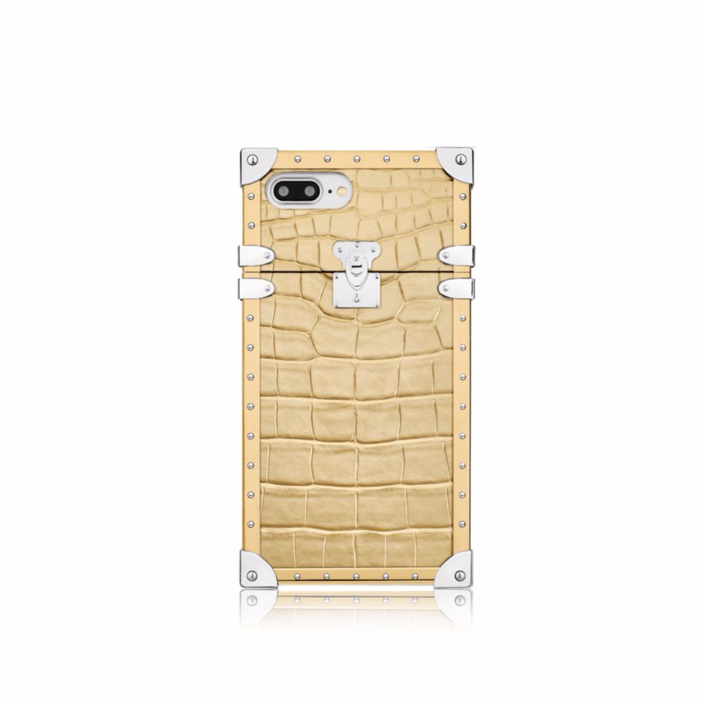 Louis Vuitton's Golden Crocodile Iphone 7 Plus - Handbag (1918x983), Png Download