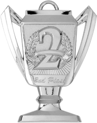 2.75" Trophy Medal 2nd (400x400), Png Download