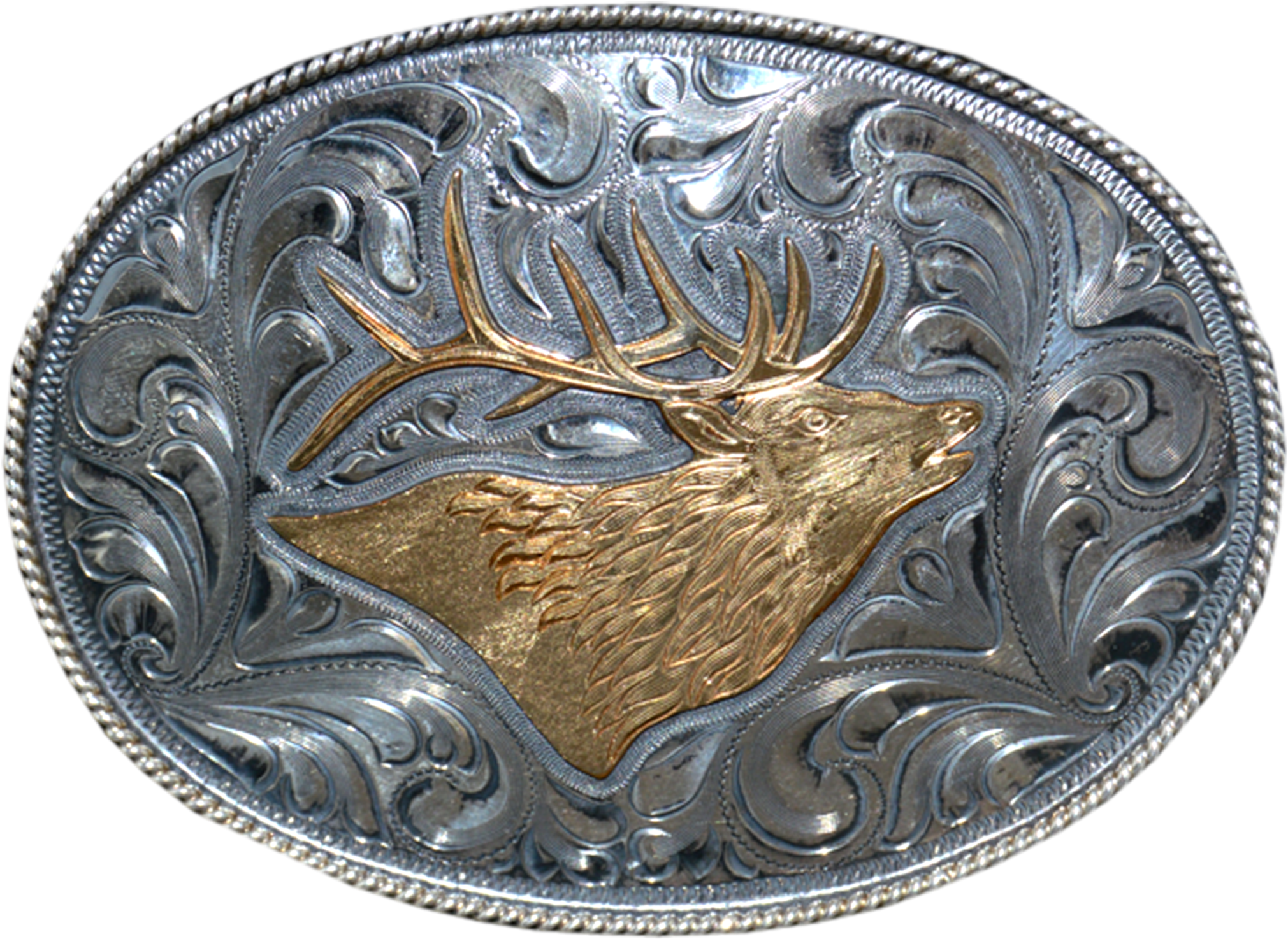 The Los Alamos Trophy Buckle - Gold (2048x2048), Png Download
