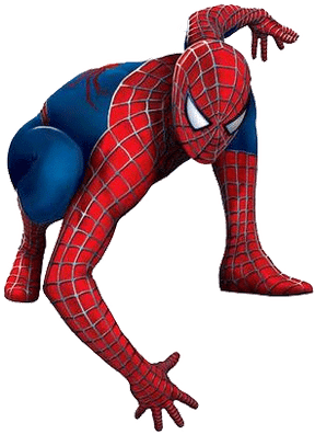 Spiderman Kneeling - Spiderman Png (400x400), Png Download