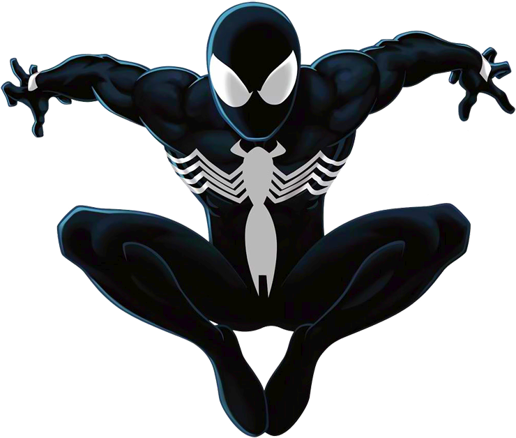 Black Spiderman Png - Spiderman Png (768x650), Png Download