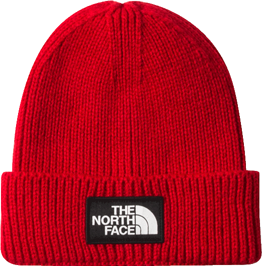 Tnf Logo Box Cuffed Beanie T93fjx682 - Beanie (1333x2000), Png Download