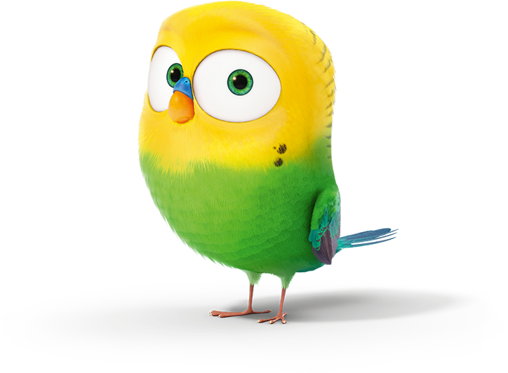 Sweet Pea Transparent - Bird From Secret Life Of Pets (815x611), Png Download