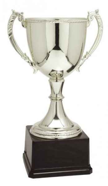 Metal Silver Cup - Zinc Silver Metal Cup Trophies (510x600), Png Download