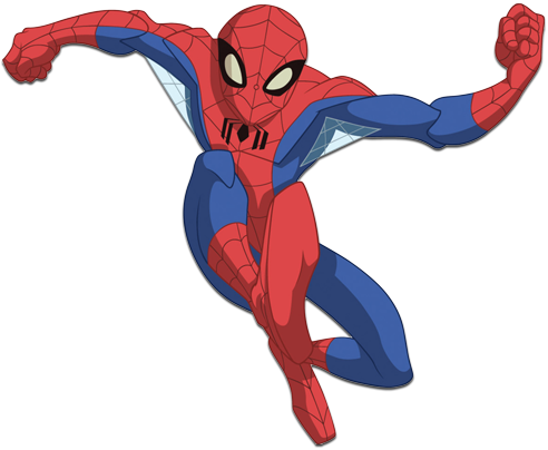 Spiderman Comic Png Image - Spectacular Spider Man Drawing (492x404), Png Download