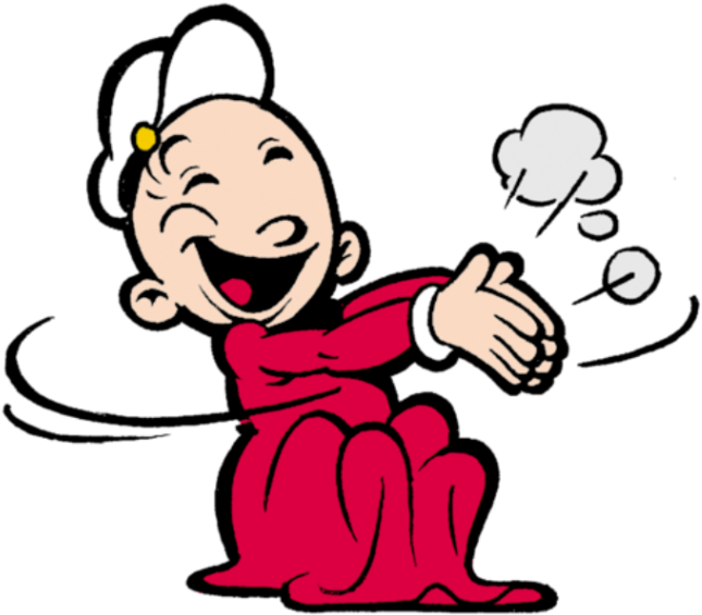 Share This Image - Swee Pea Popeye (500x427), Png Download