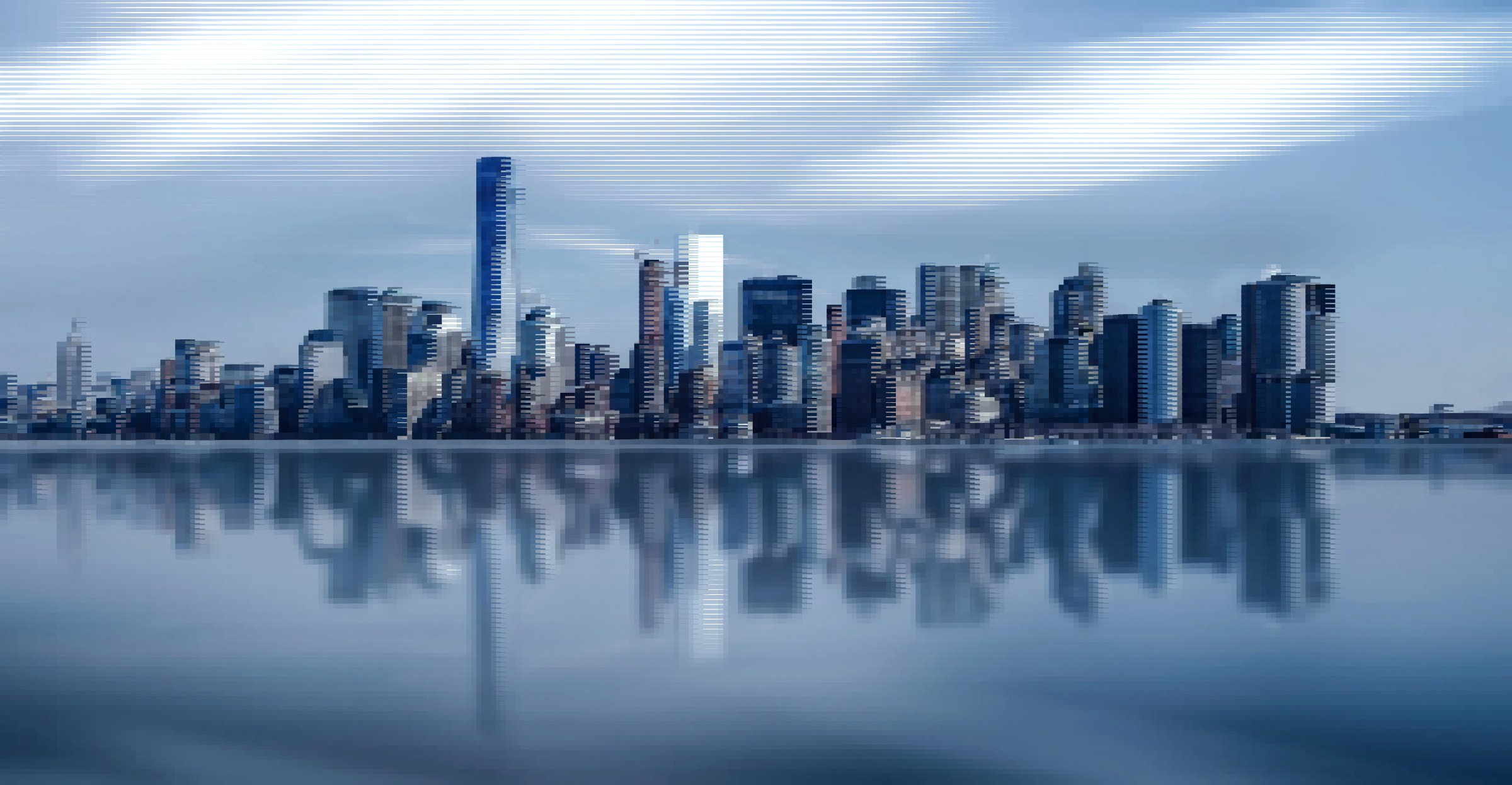 This Free Icons Png Design Of Surreal New York Skyline (2400x1247), Png Download