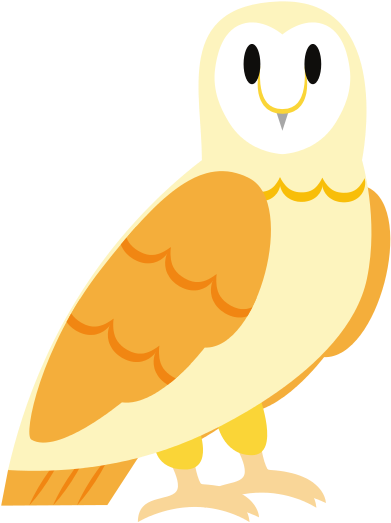 Cartoon Barn Owl - Barn Owl (550x550), Png Download