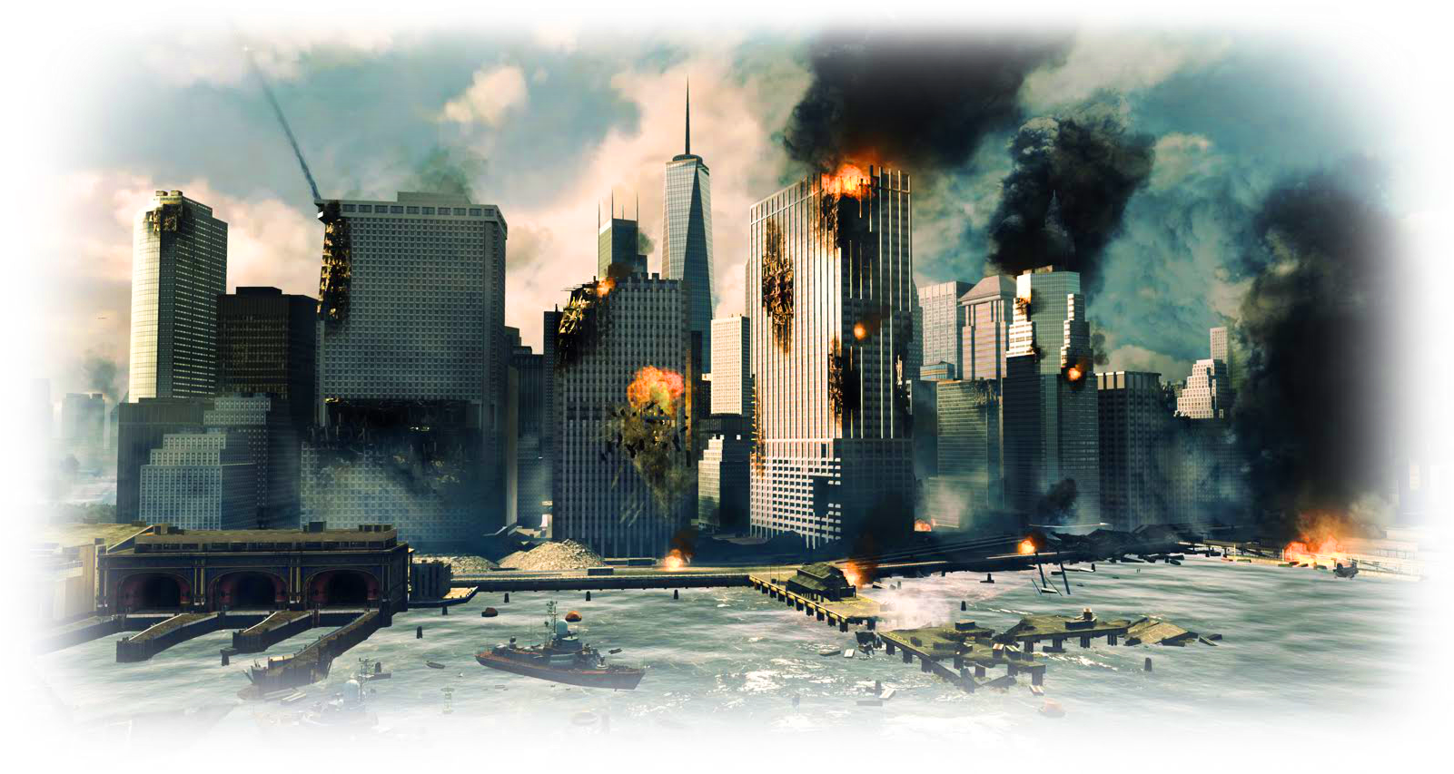 Battle Of New York - Call Of Duty Mw3 New York (1600x900), Png Download
