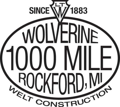 Wolverine 1000 Mile Logo (480x431), Png Download