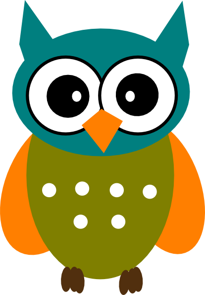 Barn Owl Clipart Wise Owl Pencil And In Color Barn - Free Clip Art Owl (414x594), Png Download