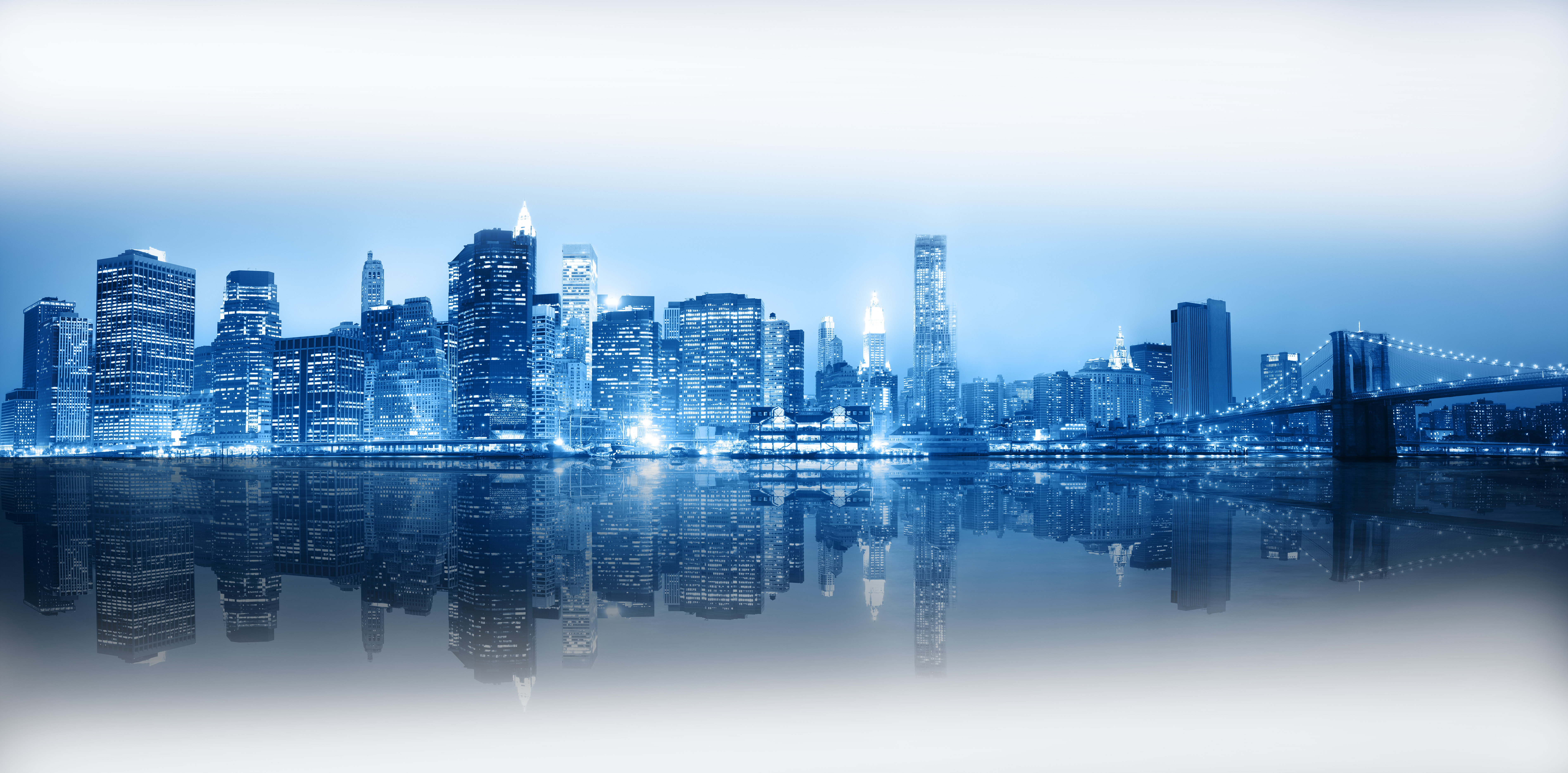 Cityscape At Night Png (7592x3741), Png Download