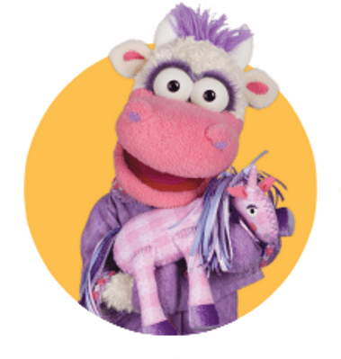 Pajanimals Cowbella Emblem - Pajanimals: Sing A Pajanimal Song (dvd) (400x400), Png Download