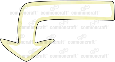 Arrow Turn With Long Tail - Marking Tools (400x400), Png Download