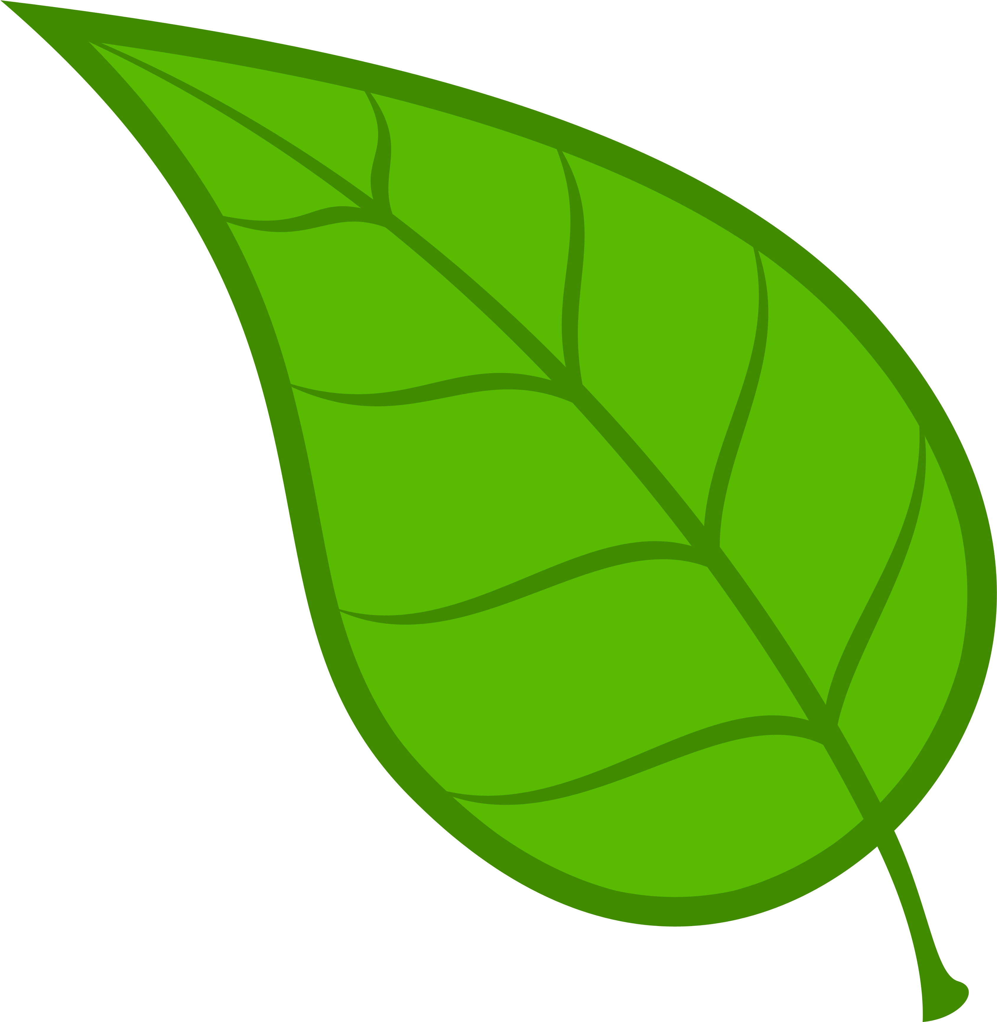 Minimalist Tea Leaf Clip Art - Leaves Clipart Transparent Background (3600x3600), Png Download