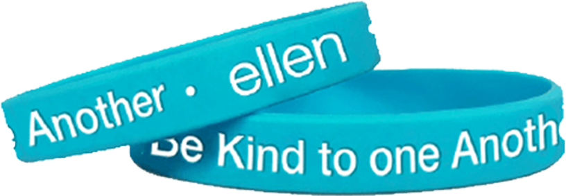 Ellen Show Be Kind To One Another Bracelet - Blue (1000x1000), Png Download