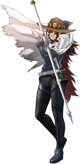 Fire Emblem Fates Fire Emblem Awakening Weapon - Fire Emblem Cowboy (400x570), Png Download