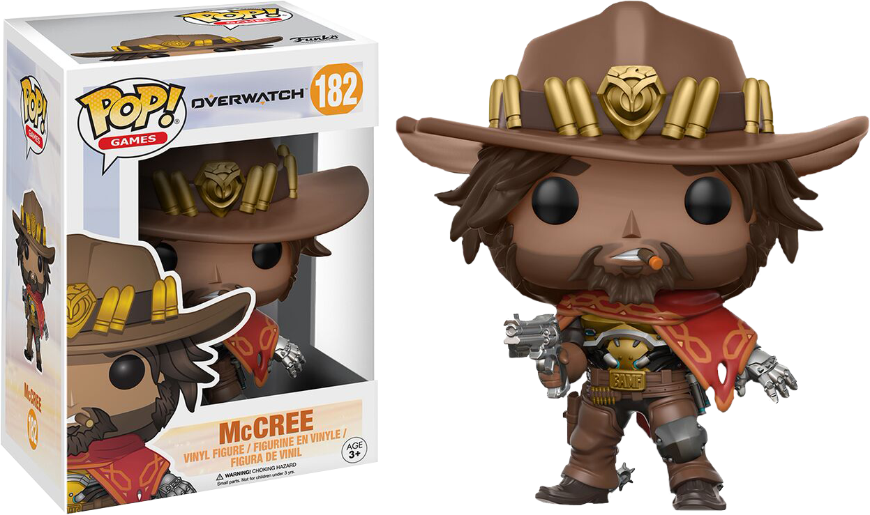 Mccree Pop Vinyl Figure - All Overwatch Funko Pops (1247x739), Png Download