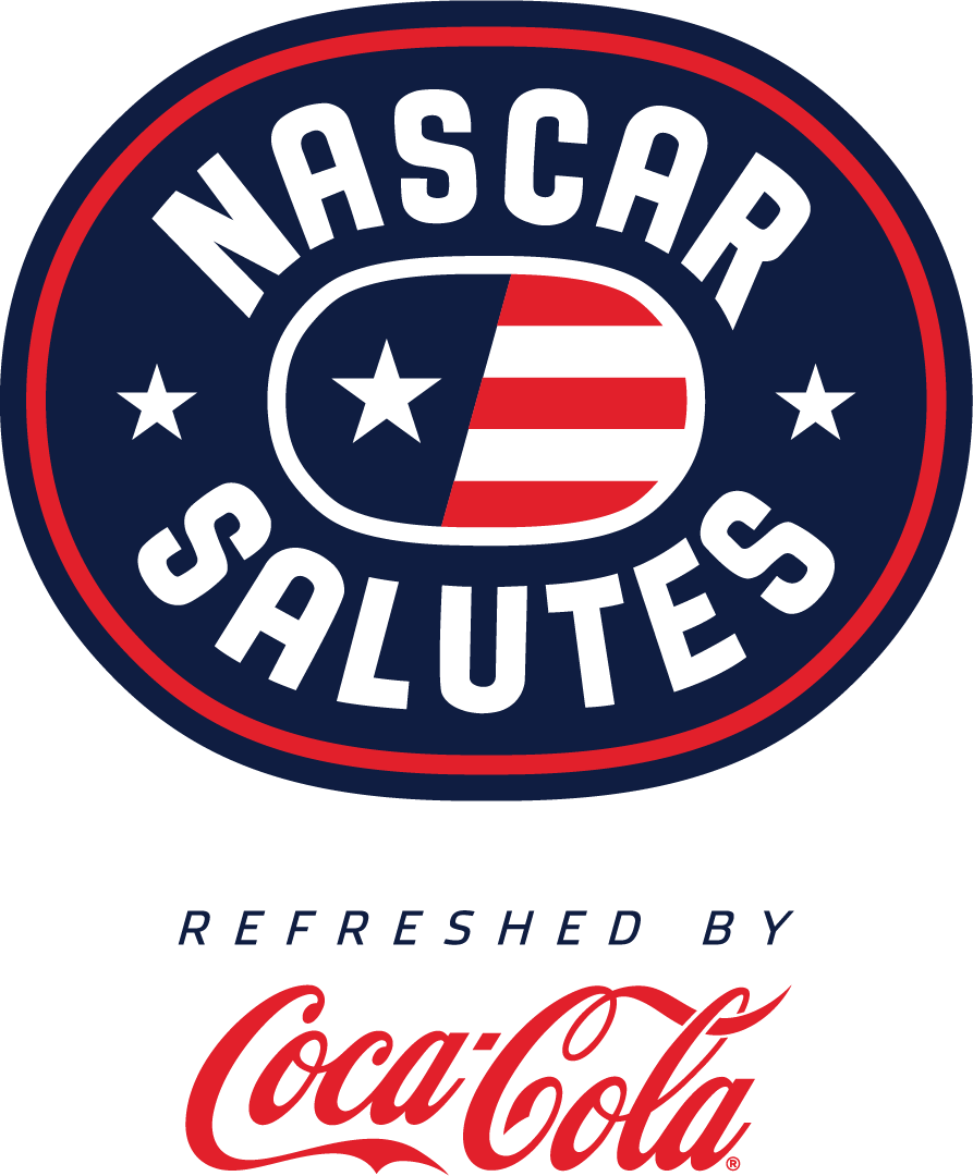 Nascar Salutes Logo - Nascar Salutes Refreshed By Coca Cola (893x1080), Png Download