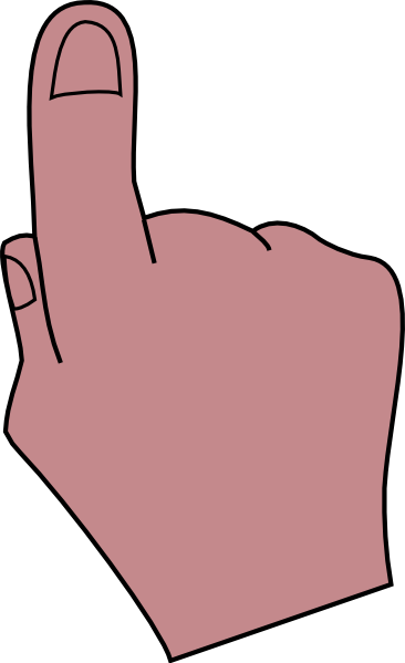 Hands Png Free Images, Pictures Download, Hand - Use Finger Spaces Clipart (366x599), Png Download