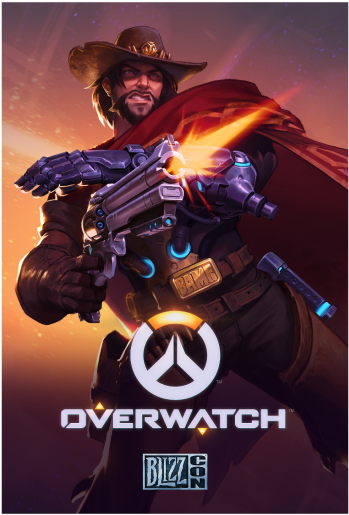 Overwatch Mccree Poster - Demon Hunter Sombra Skin (550x550), Png Download