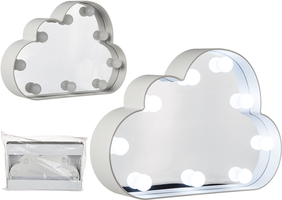 Everythink, Cloud Shape Mirror - Mirror (945x709), Png Download