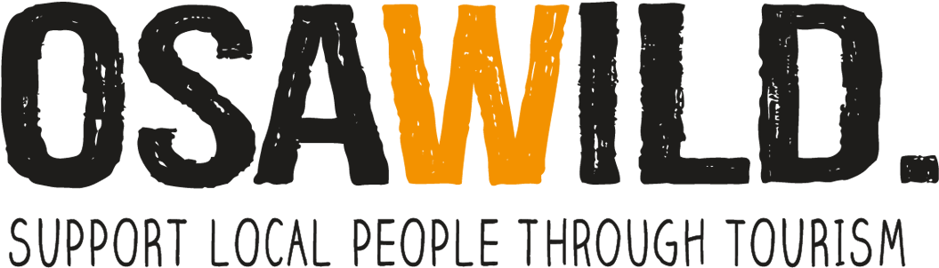 Osa Wild Travel Logo Naranja - Graphic Design (1114x309), Png Download