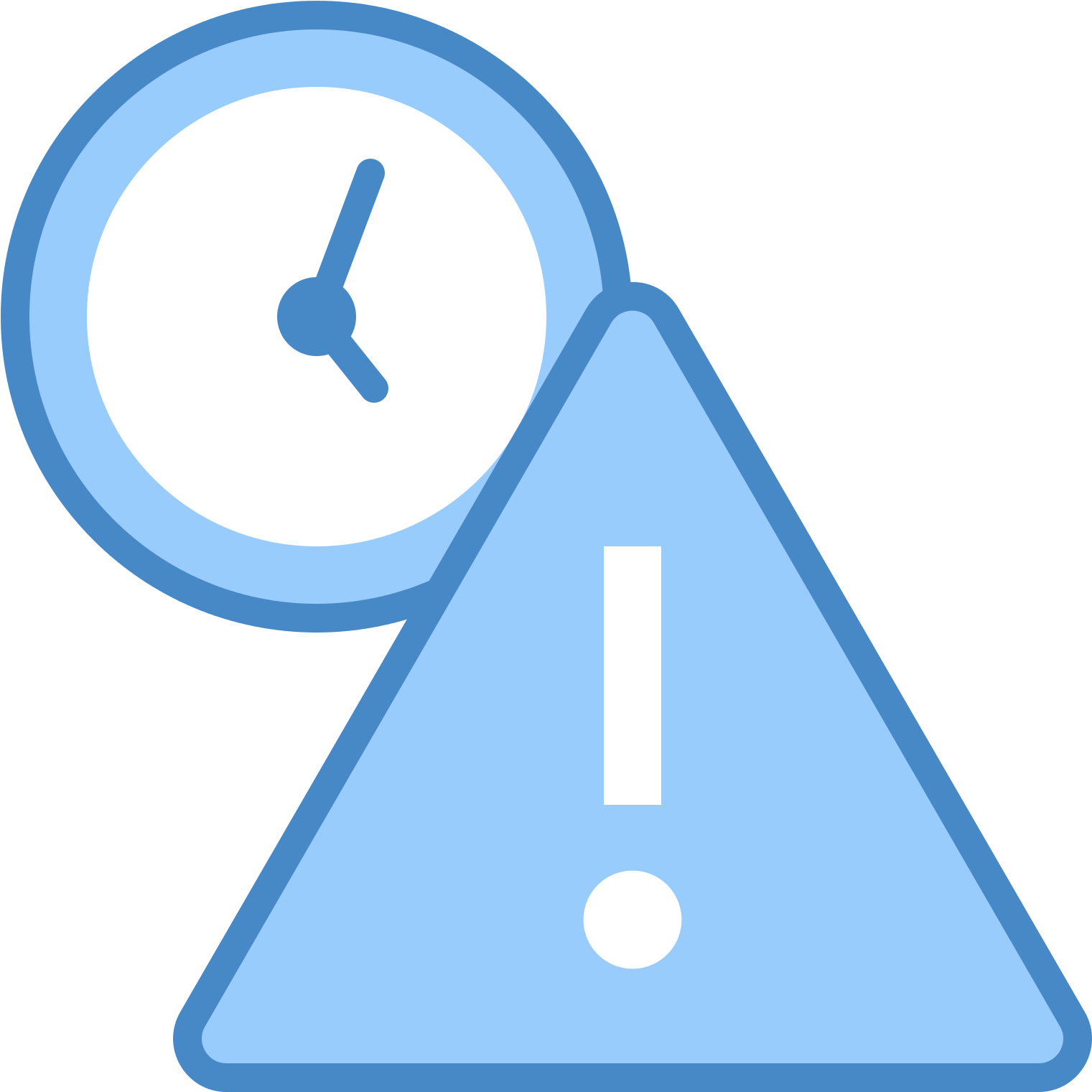 The Icon Is Of Two Shapes, One Triangle Shape With - Expired Icon Png (1600x1600), Png Download