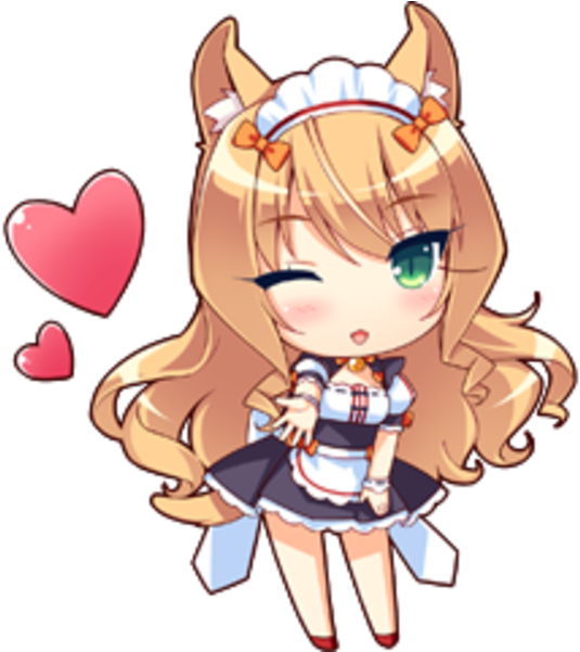 Nekopara Maple - Nekomimi Paradise (600x600), Png Download