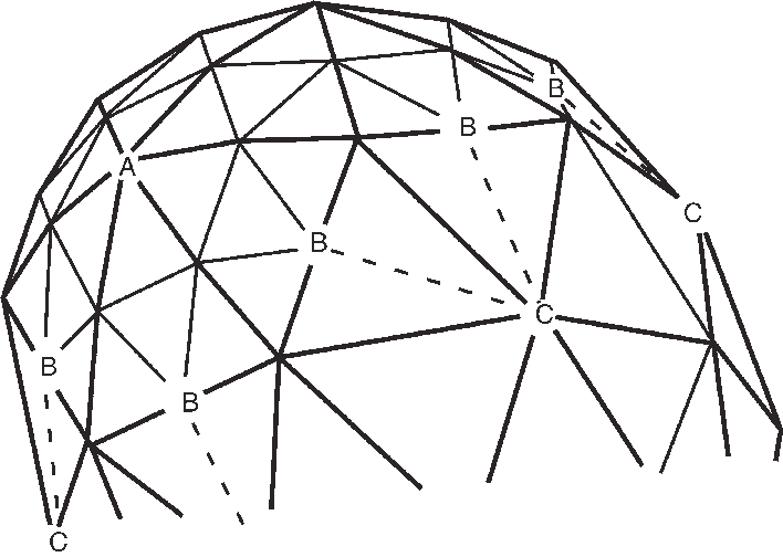 The Initial Shape Is Represented By A Triangular Mesh - Triangle (708x504), Png Download