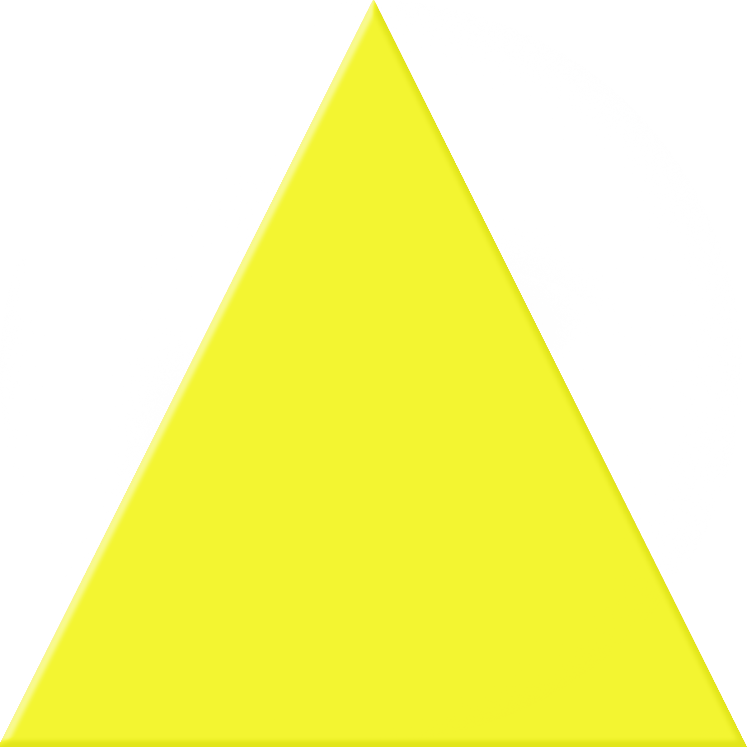 Triangle Yellow (2400x2400), Png Download